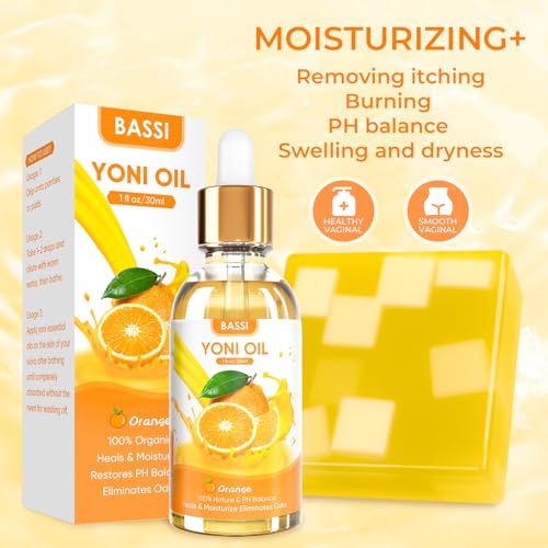 Yoni Soap & Yoni Oil & Feminine Wash Set for Women, Yoni Wash for Vaginal Ph Balance Remove BASSIAu supplements