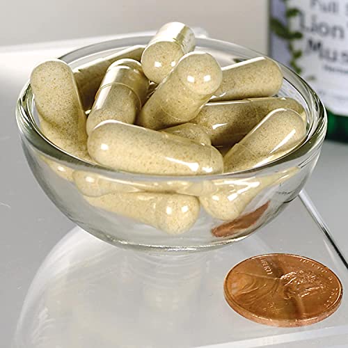 Swanson Lion's Mane Mushroom Capsules - 500 mg Each, 60 Capsules SwansonAu supplements