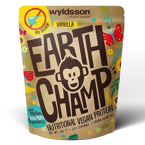 Vegan Protein Powders (No Scoop Included) 1kg - EarthChamp by Wyldsson WyldssonUS supplements
