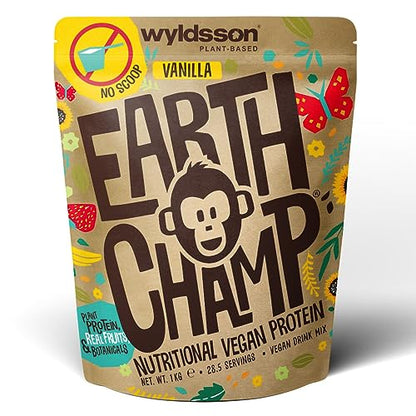 Vegan Protein Powders (No Scoop Included) 1kg - EarthChamp by Wyldsson WyldssonUS supplements