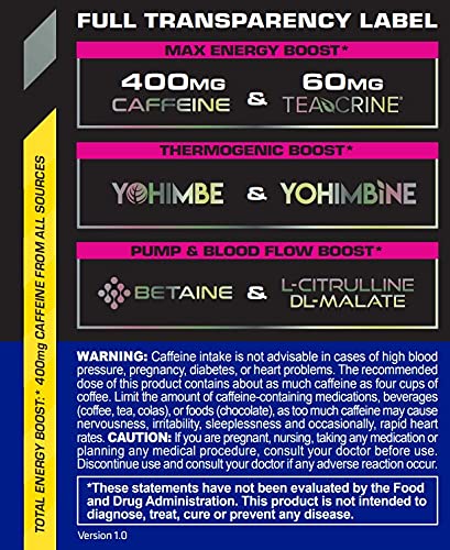 USN 3XT Max Pre-Workout Supplement Drink Mix Powder for Energy, Endurance and Pump USNAu supplements