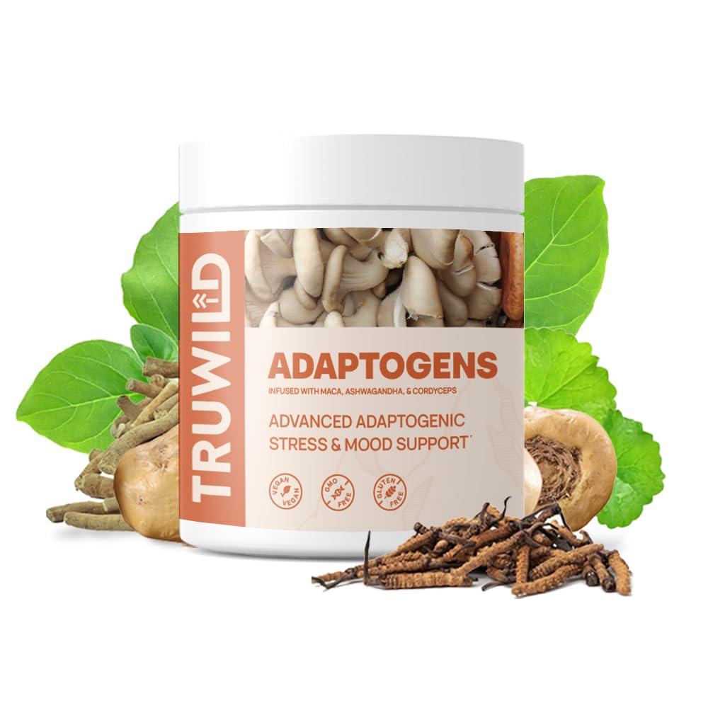 TruWild Adaptogen Blend with Cordyceps Maca Ashwagandha - Full Spectrum Mushroom TruWildAu supplements