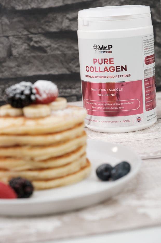 Mr.P Health Pure Collagen Peptides 400g Types I III Food Supplement Unflavoured Powder MR.P HealthAu supplements