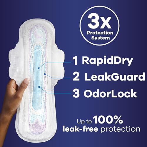 Always Ultra Thin Feminine Pads for Women, Size 5, Extra Heavy, Overnight Absorbency AlwaysAu supplements