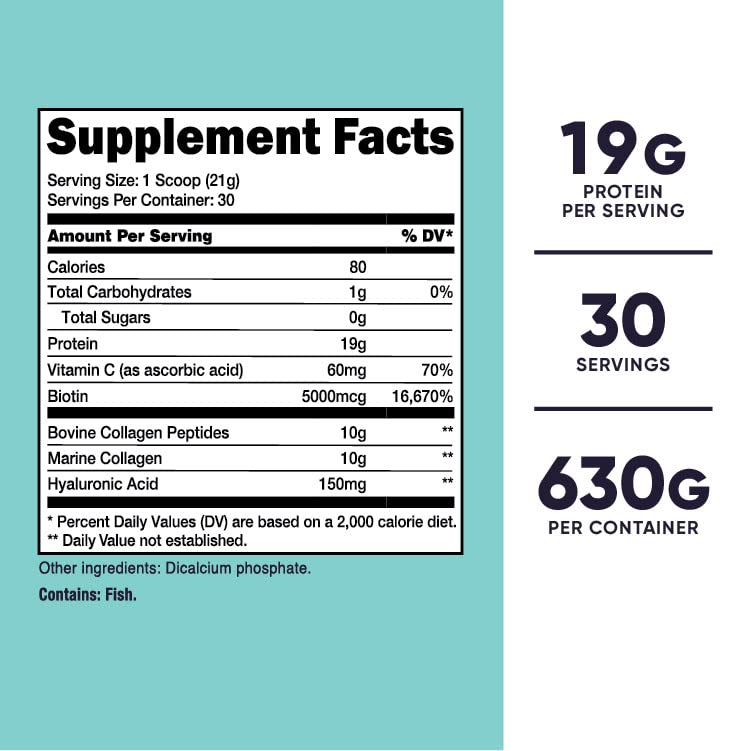 Nutricost Collagen for Women 30 Servings (Unflavored) - Grass-Fed Collagen Peptides NutricostUS supplements