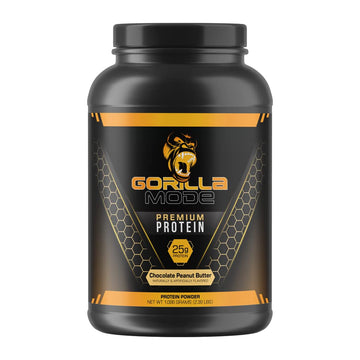 Gorilla Mode Premium Whey Protein - Chocolate Peanut Butter / 25 Grams of Whey Gorilla MindUS supplements