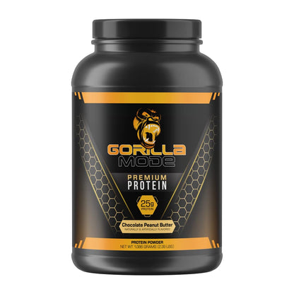 Gorilla Mode Premium Whey Protein - Chocolate Peanut Butter / 25 Grams of Whey Gorilla MindUS supplements