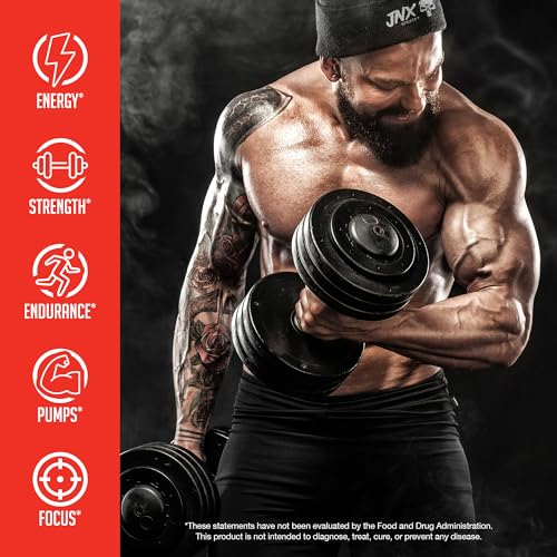 JNX SPORTS The Curse! Pre Workout Powder - Blue Raspberry 50 Servings | Preworkout JNX SPORTSAu supplements
