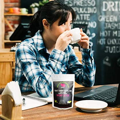 Healthy Diversions Tight Tummy Detox Tea, Extra Strength Results Within a Week Reduce Heath SecretUS supplements