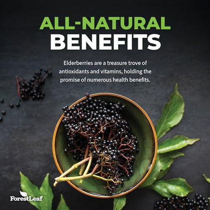 ForestLeaf Sambucus Elderberry with Vitamin C and Zinc - 9000mg Ult ForestLeafUS supplements