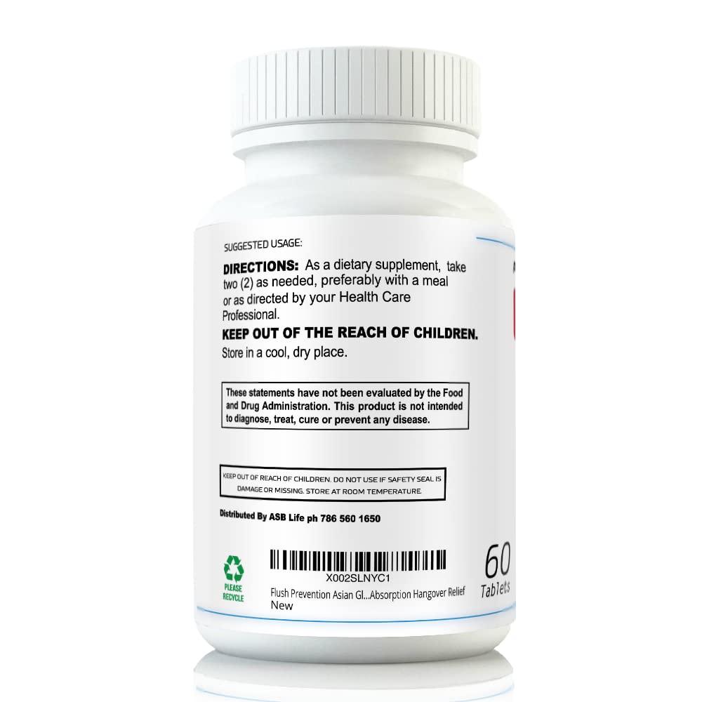 Flush Prevention Red Face Supplements Clinically formulated Fast Absorption FlushAu supplements