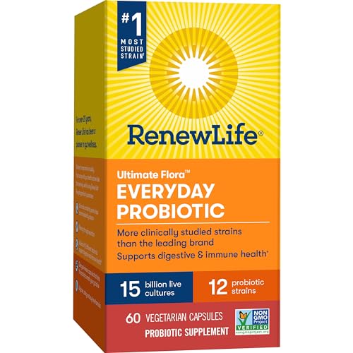 Renew Life Everyday Probiotic Capsules, Daily Supplement Supports Urinary, Digestive Renew LifeUS supplements