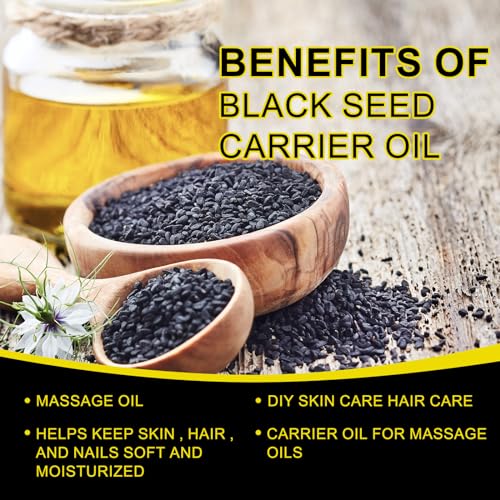 2 Pack Black Seed Oil, Organic Cold Pressed Unrefined Black Seed Oil, Pure Natural Black BDBFZCFPAu supplements