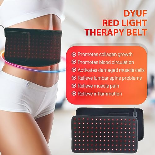 Red Light Therapy Infrared Light Therapy for Muscle Pain Relief and Inflammation Red Light Therapy Belt DYUFAu supplements