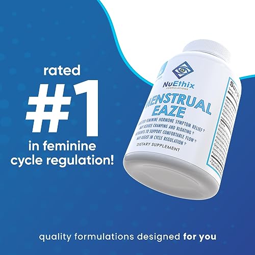 NuEthix Formulations Menstrual Eaze Dietary Supplement, Targeted Feminine Hormone Symptom Relief NuEthix FormulationsAu supplements