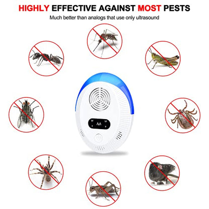 Ultrasonic Pest Repeller 6 Packs, Indoor Pest Control, Ultrasonic Pest Repell BectineUS supplements