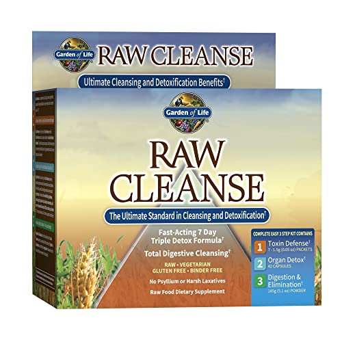 Garden of Life Detox Cleanse Raw Cleanse Fast-Acting 7 Day Cleanse and Detox Formula Garden of LifeUS supplements