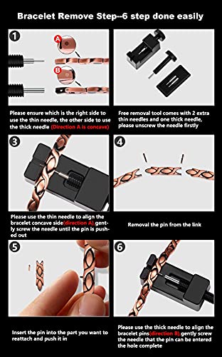 Jecanori Copper Bracelets for Women,Classic Magnetic Copper Bracelet,Valentine's Day JecanoriUS supplements