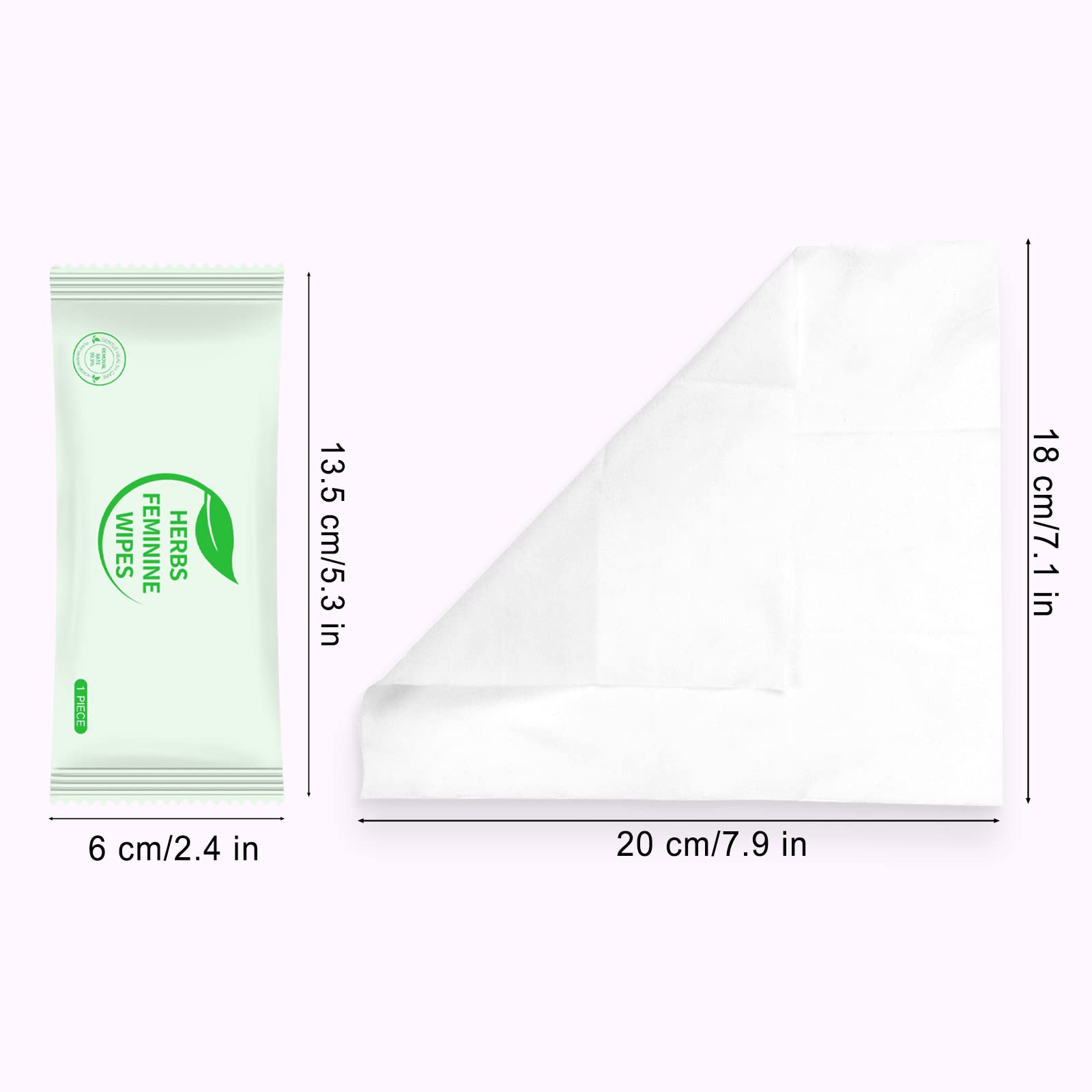 Hipruict Travel Feminine Hygiene Wipes,50 Count Intimate Wipes Feminine Care,Ph Balanced HipruictAu supplements