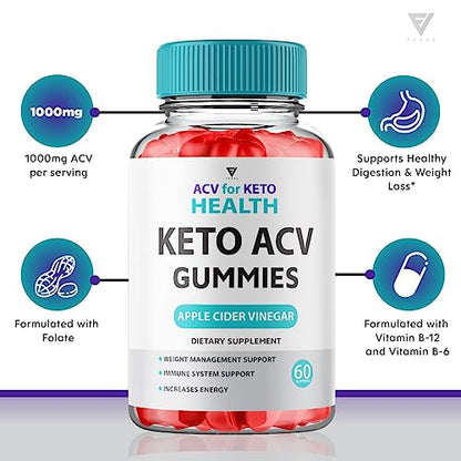 (2 Pack) ACV for Keto Health Gummies, ACV Keto Health ACV Advanced Weight Loss Gummies FyvusUS supplements