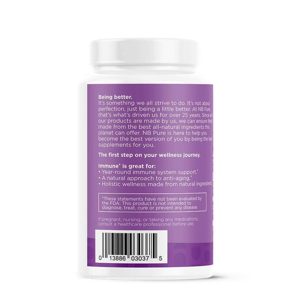 nbpure Immune+ Daily Immune System Supplement Boost, Immunity Supplement, 90 Count nbpureAu supplements