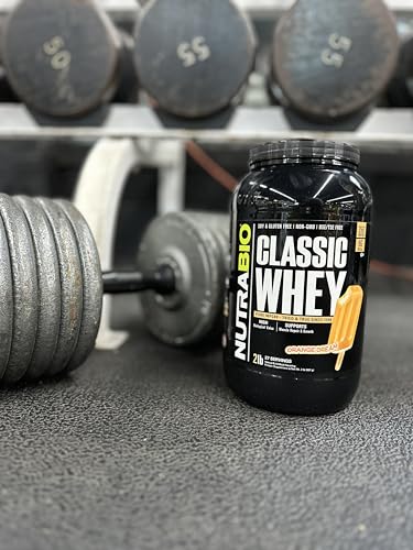 NutraBio Classic Whey Protein Powder- 25G of Protein Per Scoop - Full-Spectrum Amino NutraBioUS supplements