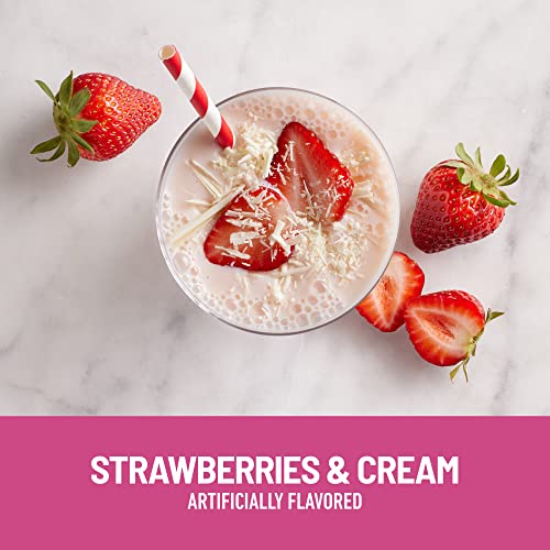 SlimFast Meal Replacement Shake, Original Strawberries & Cream, 10g of Ready to Drink Protein SlimFastUS supplements