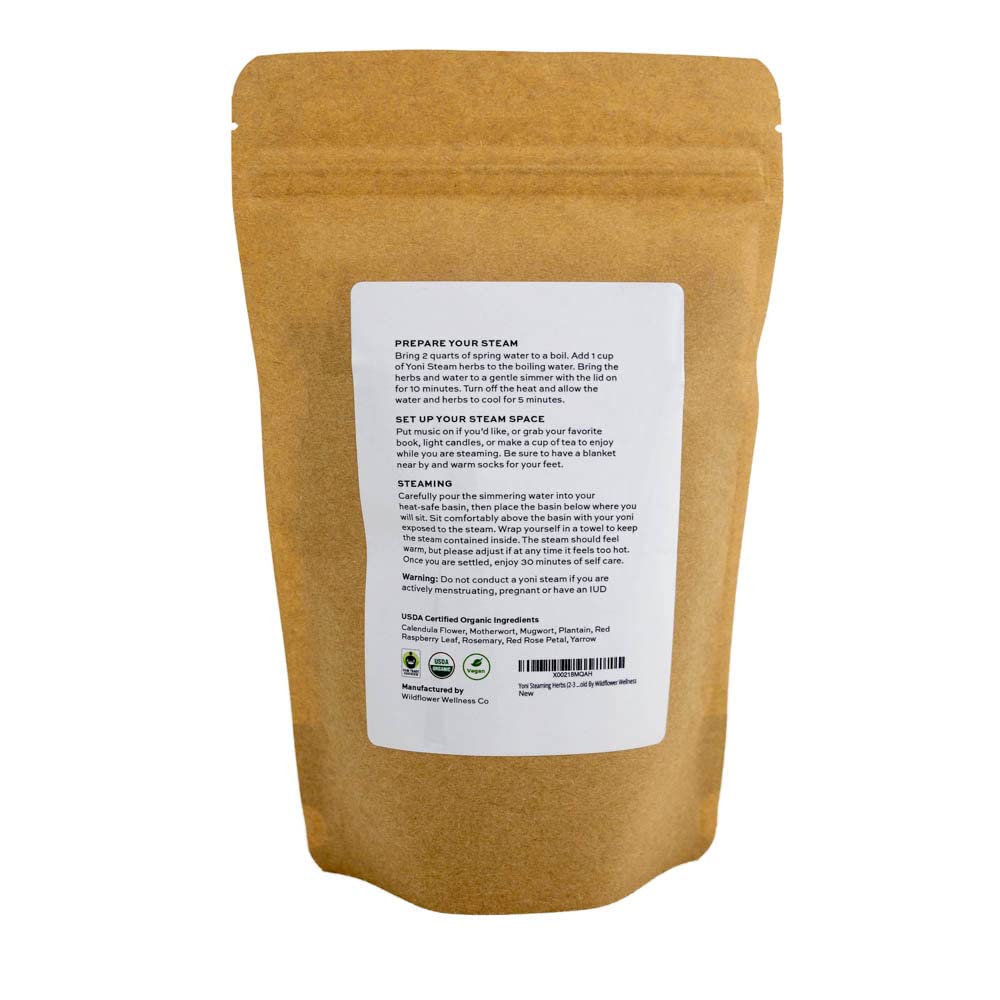 Yoni Steaming Herbs (5 Steams) | Cleansing + Gentle Formula | Formulated by Trained Herbalist WILDFLOWER WELLNESSAu supplements