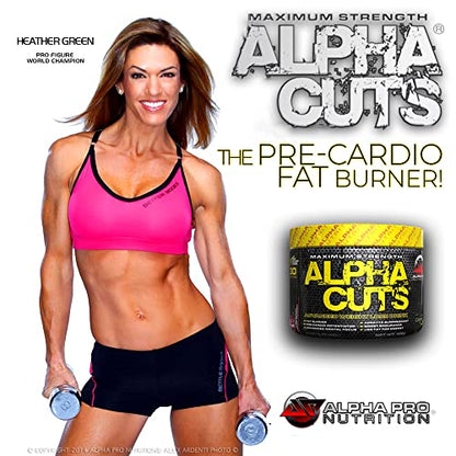 Alpha Pro Nutrition Alpha Cuts Fat Burner Thermogenic Men Women Pre Cardio Workout Alpha Pro NutritionUS supplements