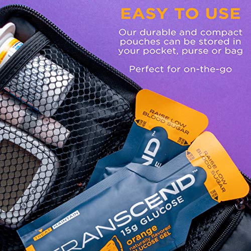 Transcend Glucose Gel Packs - Orange, 60 Pack (1.1oz Each) - FSA/HSA TranscendUS supplements