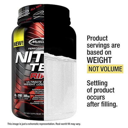 MuscleTech Nitro-Tech Ripped Lean Whey Protein Powder Whey Protein Isolate Weight MuscleTechUS supplements