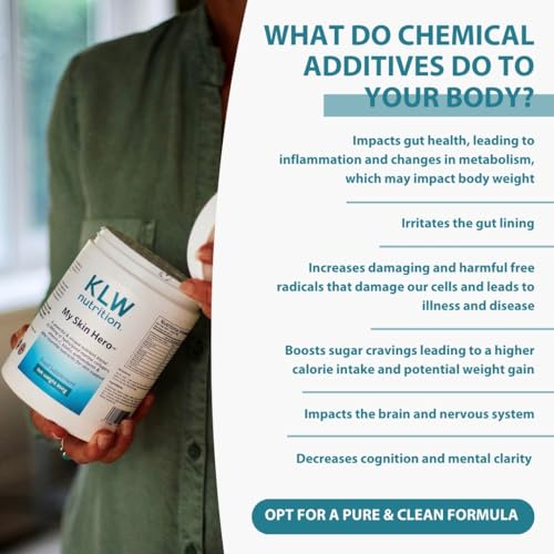 Marine Collagen Powder 10,000mg - with Vitamin C, Zinc, Biotin, Hyaluronic Acid - No fillers, sweeteners or additives KLW NutritionAu supplements