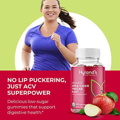 Hyland's Naturals Organic Apple Cider Vinegar Blast Gummies, Digestive Health Suppor Hyland'sUS supplements