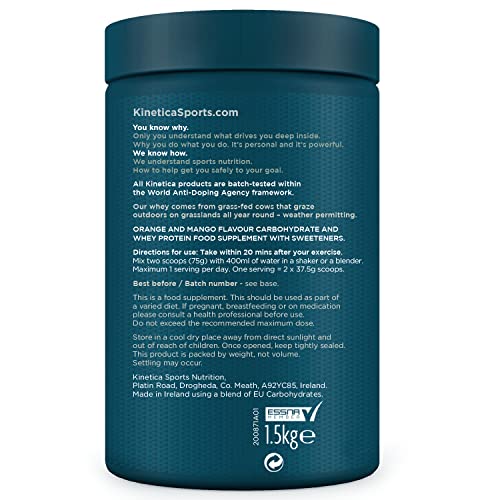 Kinetica Recovery Powder, Post Workout Drink, Muscle Repair and Energy Store Replenisher KineticaAu supplements