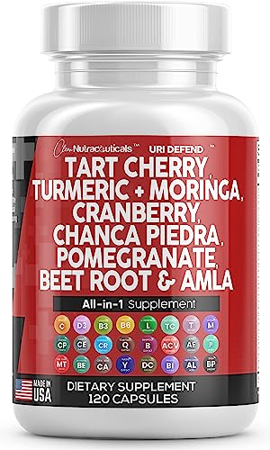 Tart Cherry Extract Capsules 20,000mg with Turmeric 8000mg Moringa Clean NutraceuticalsUS supplements