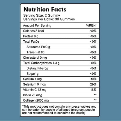 **New**Advanced Collagen Gummies 2000mg - Promote Skin Elasticity, Hair Growth, and Joint Health - Delicious Berry AlphaStateSciencesUS supplements