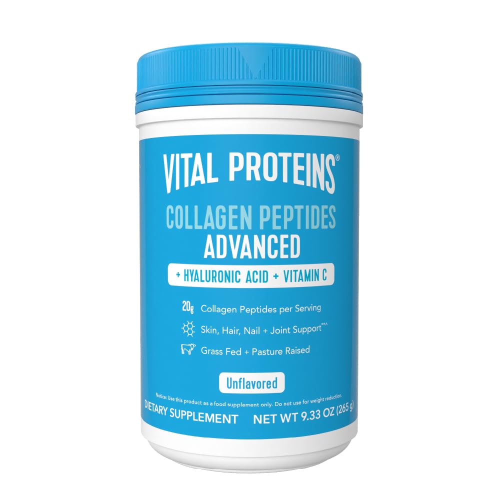 Vital Proteins Collagen Powder Supplement Hydrolyzed Peptides with Hyaluronic Acid Vital ProteinsUS supplements