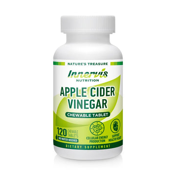 INNERVISNUTRITION Apple Cider Vinegar 120 Chewable Tablets Healthy Heart Immune INNERVISNUTRITIONAu supplements