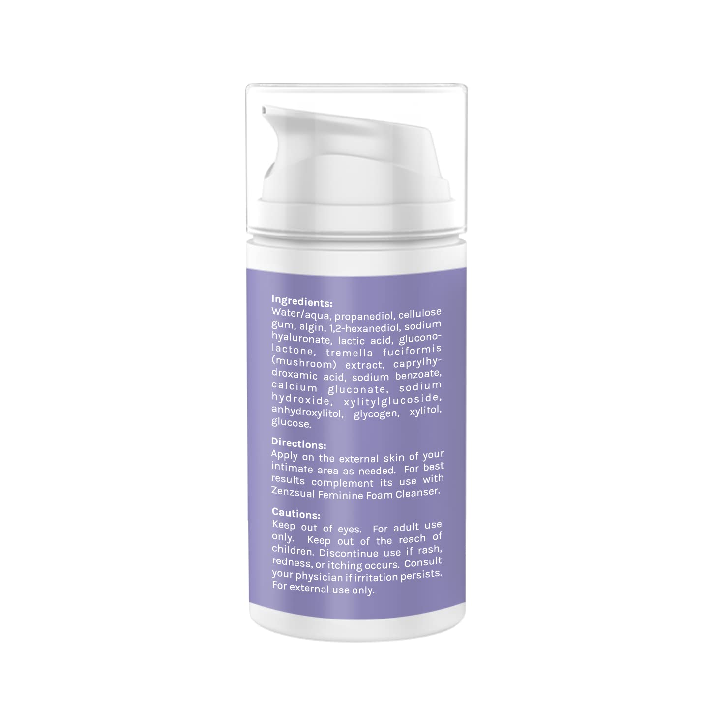 ZENZSUAL Vaginal Moisturizer Gel with Hyaluronic Acid, p-H Balanced, Water-Based for Women ZENZSUALAu supplements
