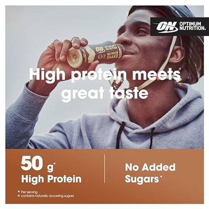 Optimum Nutrition High Protein Shake Bottles, Ready To Drink Healthy Snacks, No added Optimum NutritionUS supplements