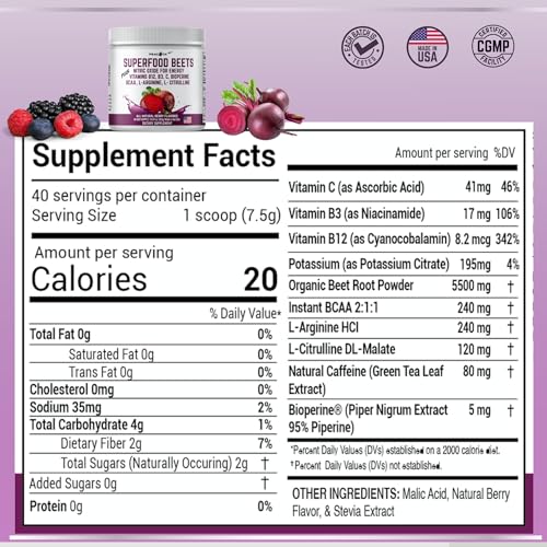 Peacock Max Superfoods Blend Immunity Support Vegan Gluten Free (Beets Nitric Oxide B12 Powder) Peacock MaxUS supplements