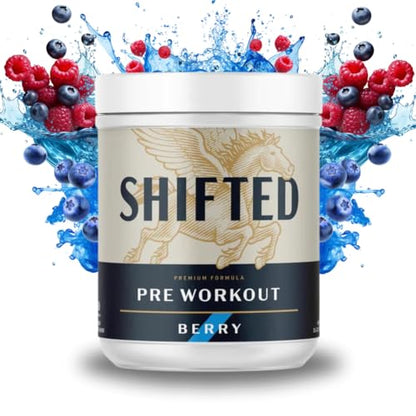 SHIFTED Premium Pre Workout Powder, Energy & Focus Supplement with Creatine Monohydrate SHIFTEDUS supplements