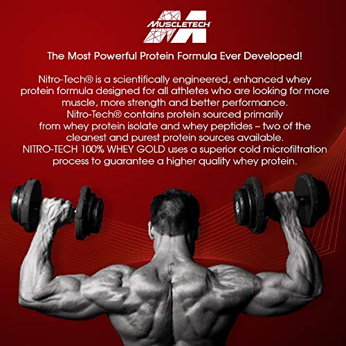 Whey Protein Powder - MuscleTech Nitro-Tech Whey Gold Protein Powder MuscleTechUS supplements