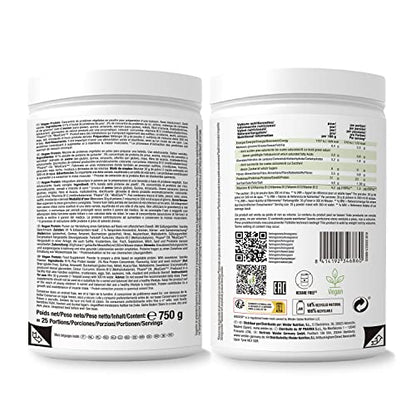 Weider Vegan Protein (750g) Vanilla Flavour. 23g Protein/dose, Pea Isolate (Pisane) & Rice Proteins WeiderUS supplements
