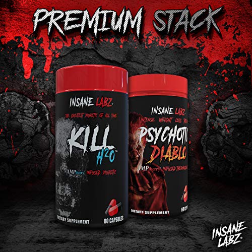 Insane Labz Kill H20, AMPiberry Infused Diuretic, Reduce Water Retention and Bloating Relief Insane LabzAu supplements