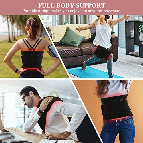 Red Light Therapy Belt, Infrared Light Therapy Wrap Red Light Therapy Device for Body, Pain Relief JitesyAu supplements