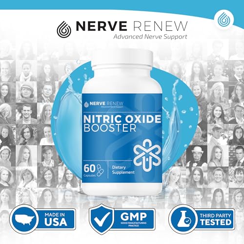 NERVE RENEW Nitric Oxide Booster - Nitric Oxide Supplement with L Arginine Hydrochloride NERVE RENEWAu supplements