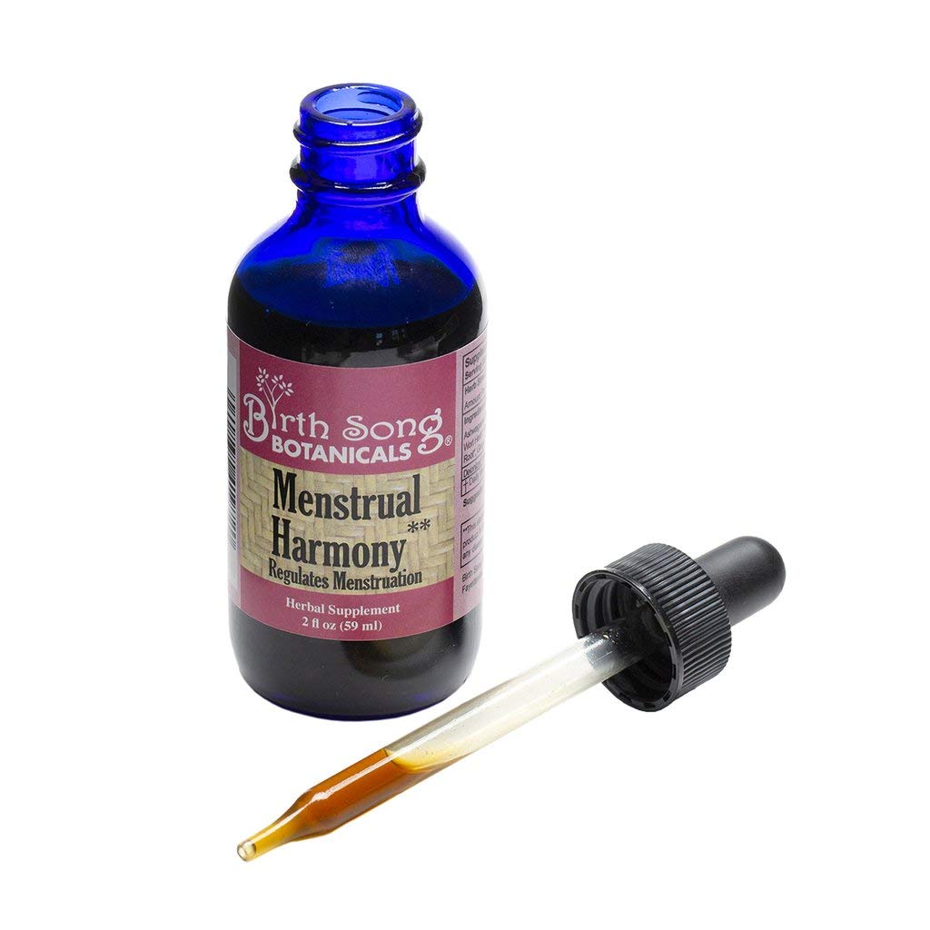 Birth Song Botanicals Menstrual Harmony Tincture, Herbal Period Symptom Support Birth Song BotanicalsAu supplements
