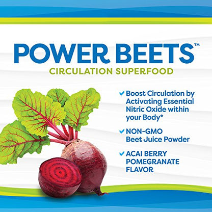 Nu-Therapy Power Beets - Super Concentrated Circulation Superfood - Dietary Supplement SlimFastUS supplements