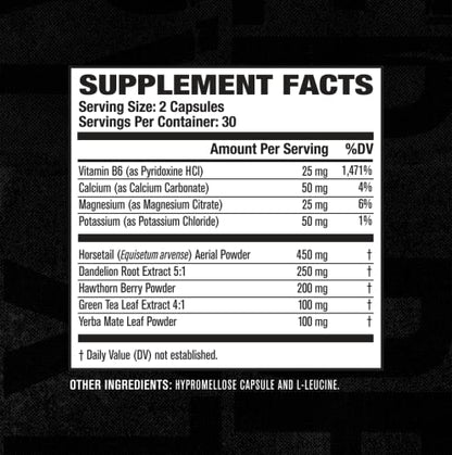 Dry-XT Water Weight Loss Diuretic Pills - Natural Supplement for Reducing Water Retention Jacked FactoryUS supplements